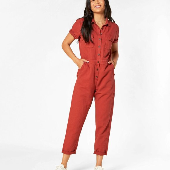 Outerknown Pants - Outerknown S.E.A. Jumpsuit, Henna